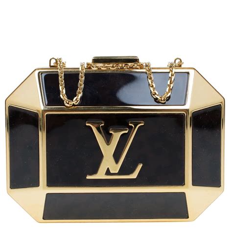 louis vuitton gold minaudiere